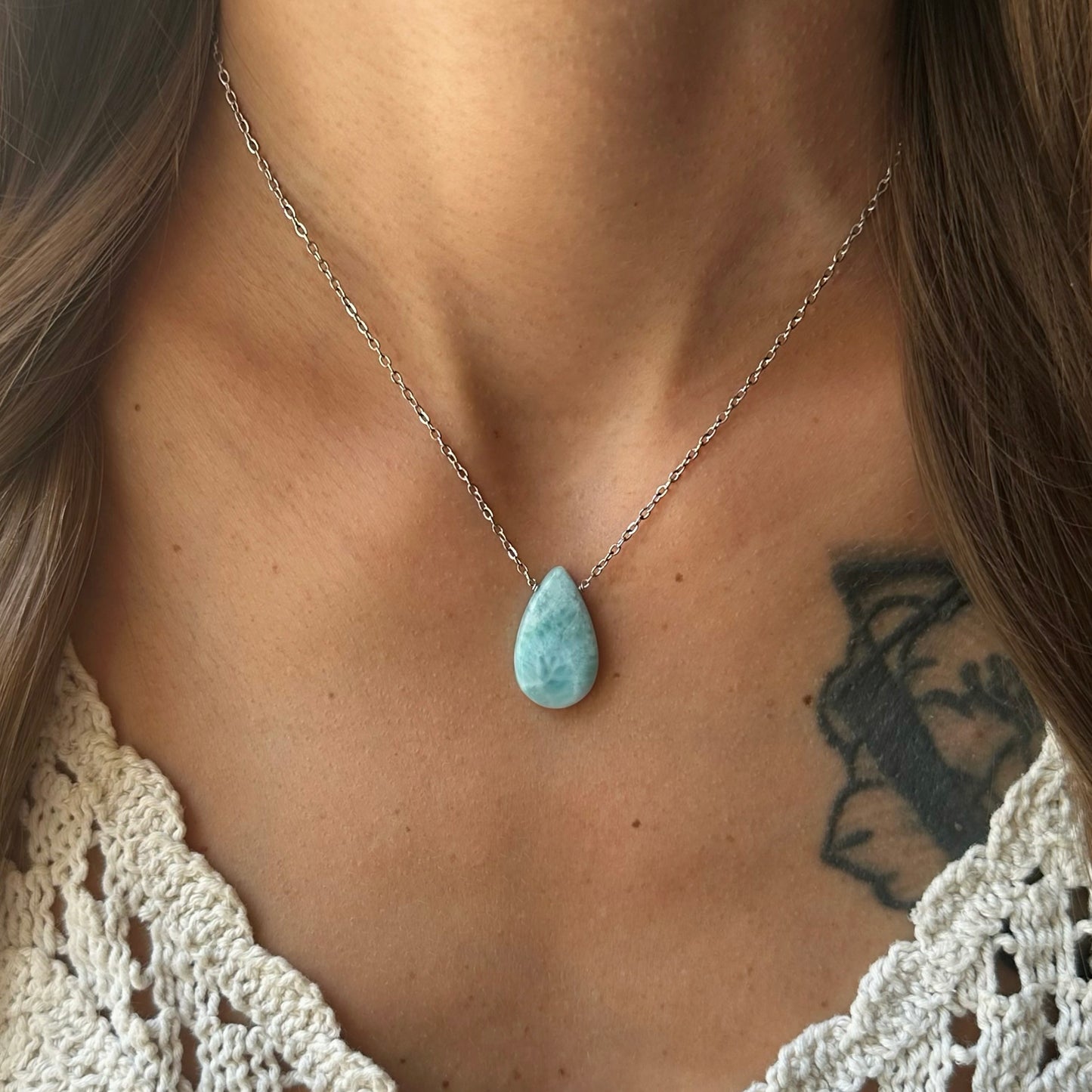 Larimar Necklace