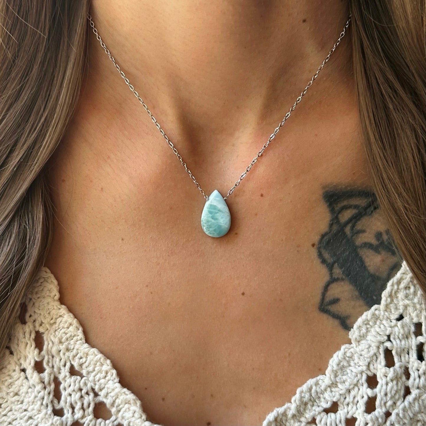 Larimar Necklace