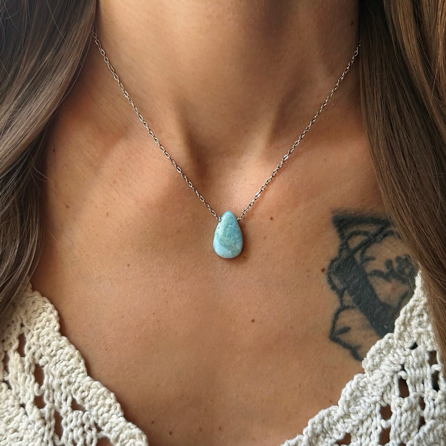 Larimar Necklace