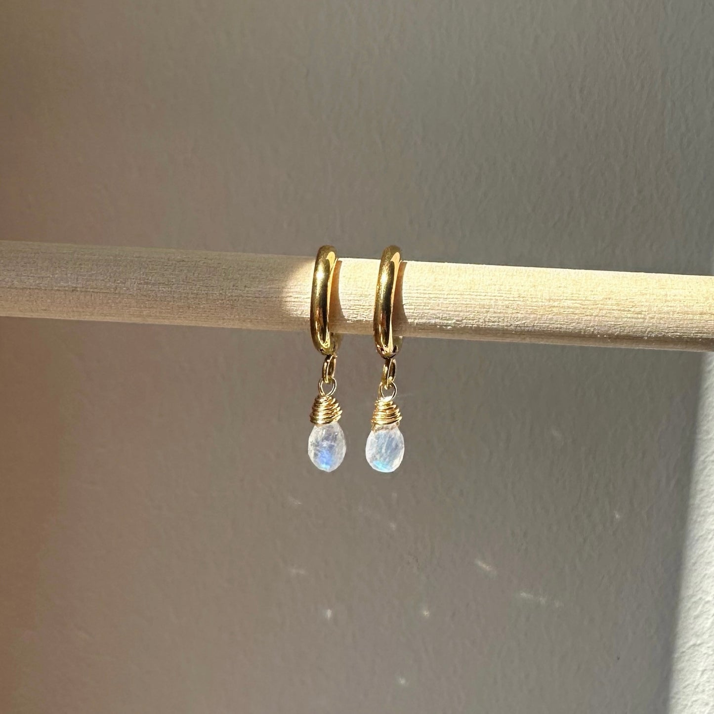 Rainbow Moonstone EARRINGS