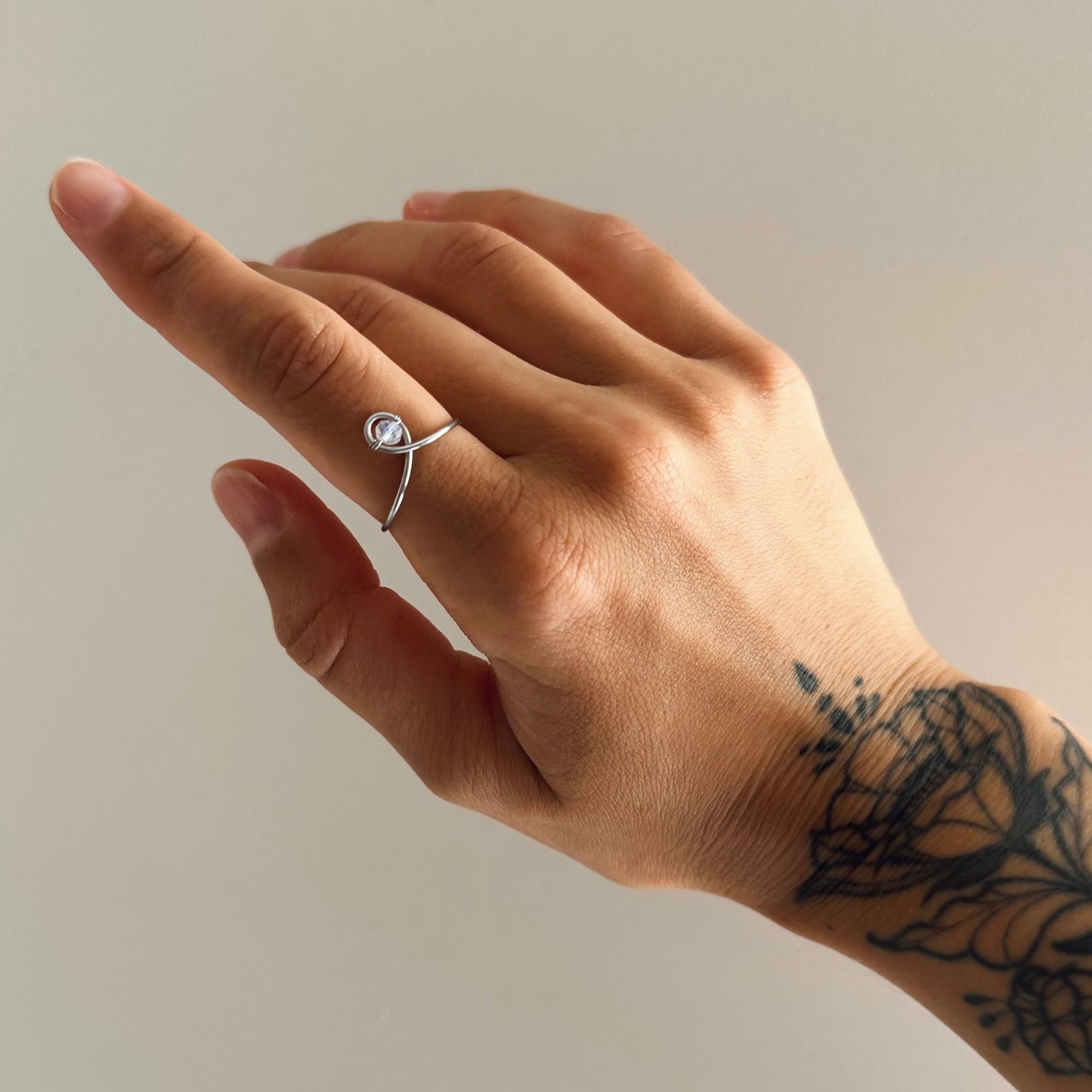 Rainbow Moonstone RING