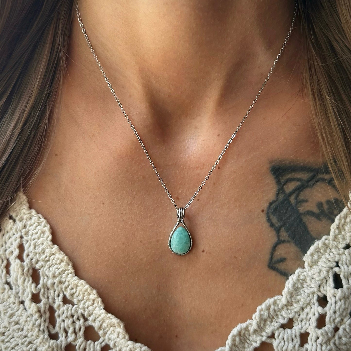 Amazonite Pendant