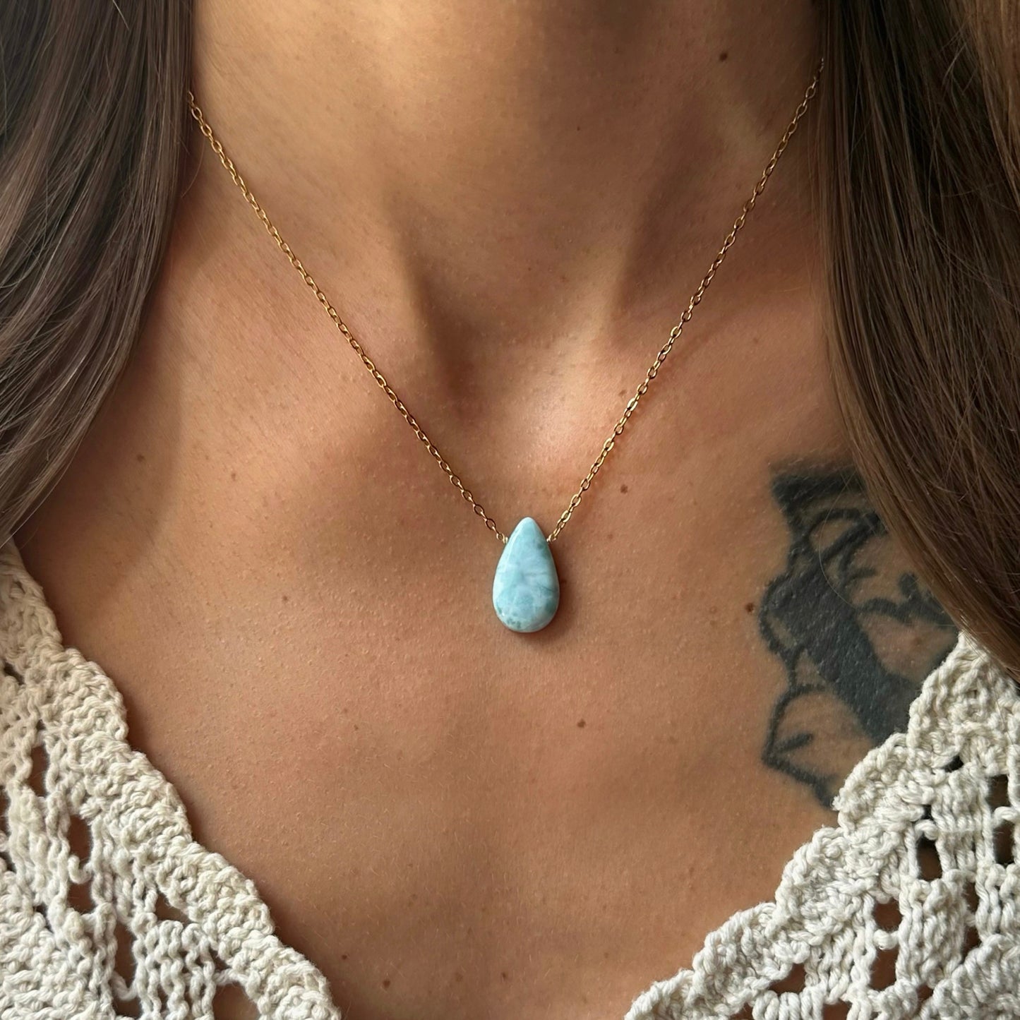 Larimar Necklace