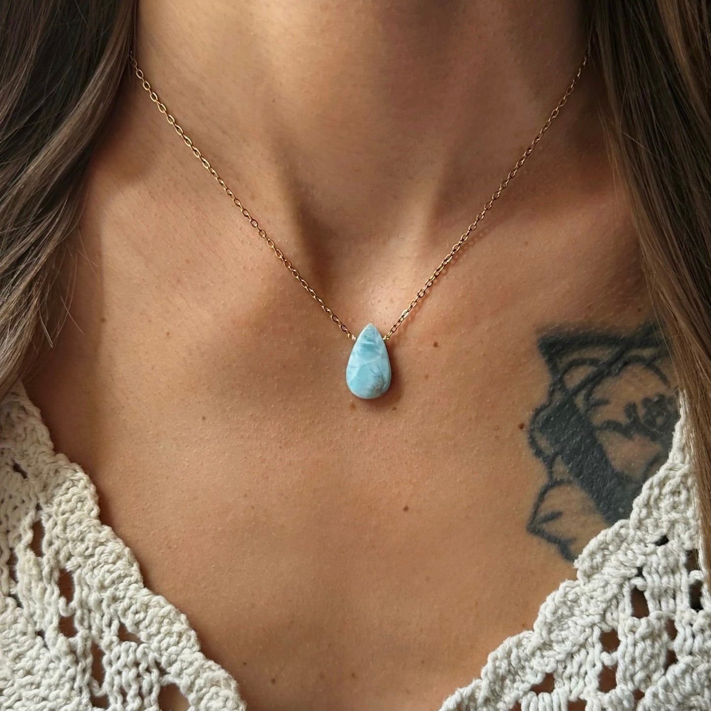 Larimar Necklace