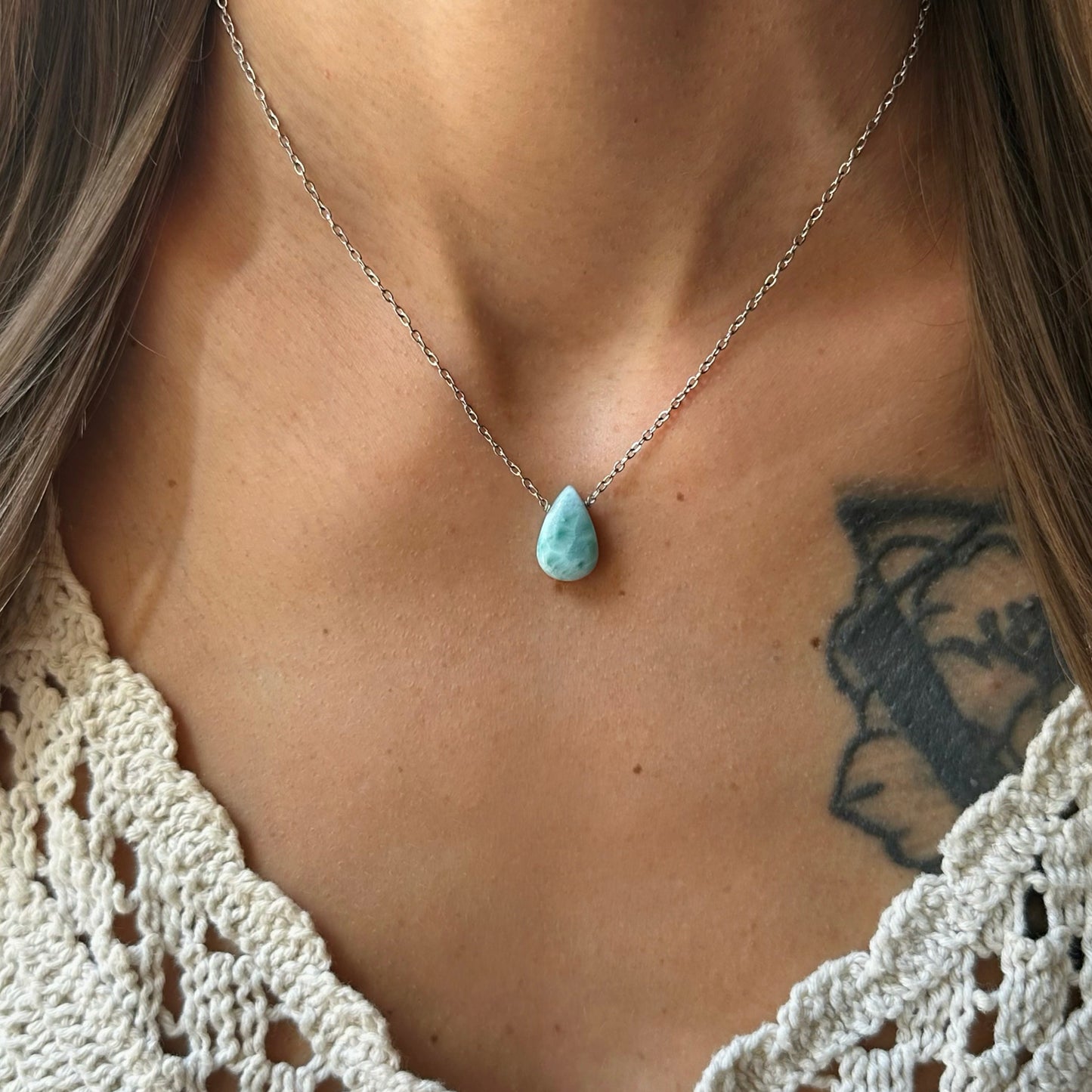 Larimar Necklace