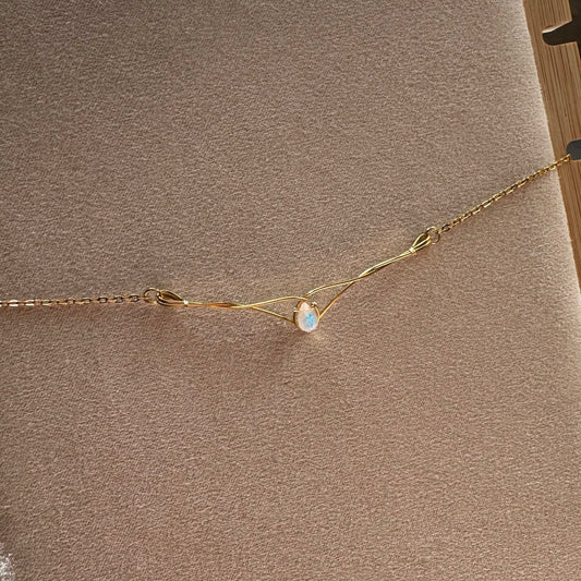 Rainbow Moonstone Necklace