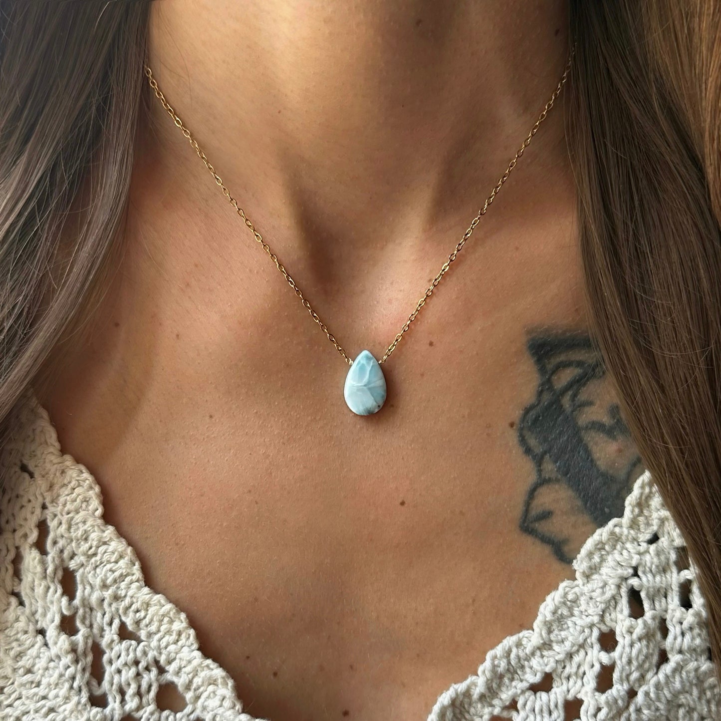 Larimar Necklace