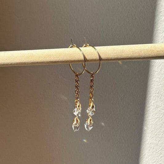Herkimer Diamond EARRINGS