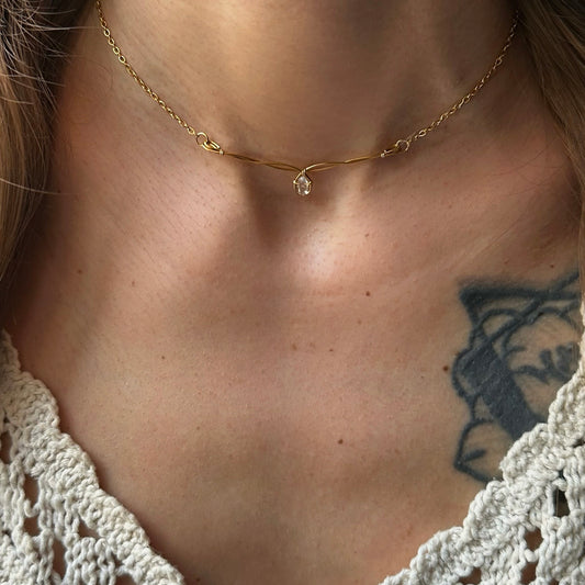 Herkimer Diamond Necklace