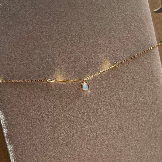 Rainbow Moonstone Necklace