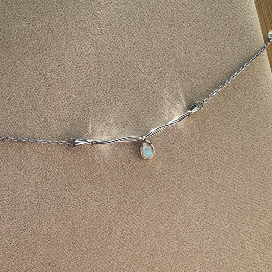 Rainbow Moonstone Necklace