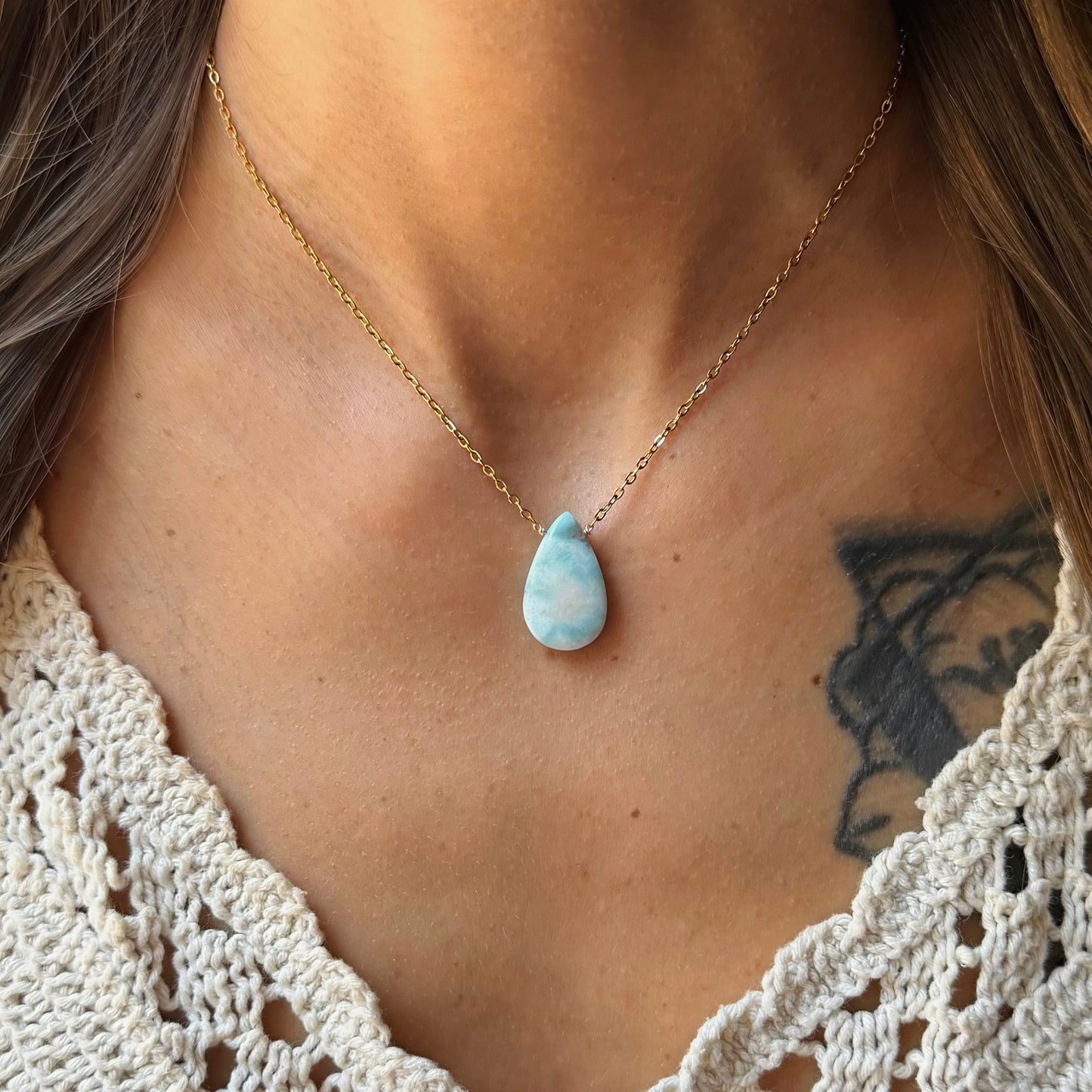 Larimar Necklace