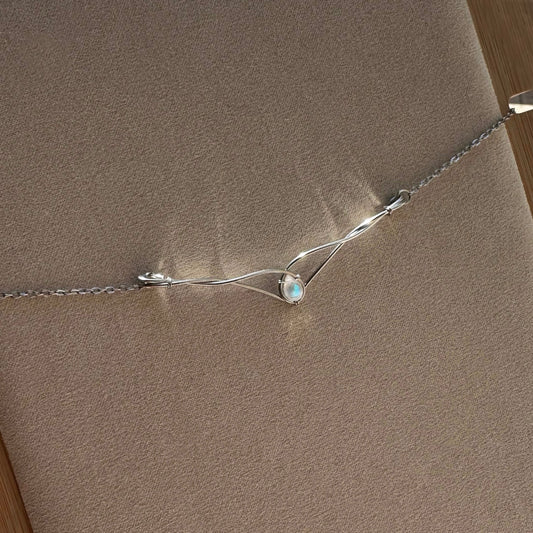 Rainbow Moonstone Necklace