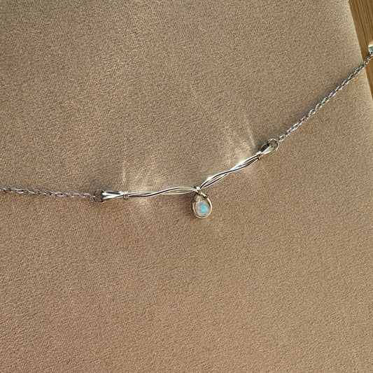 Rainbow Moonstone Necklace