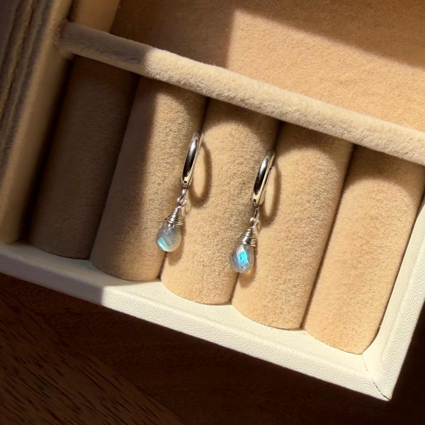 Labradorite Earrings