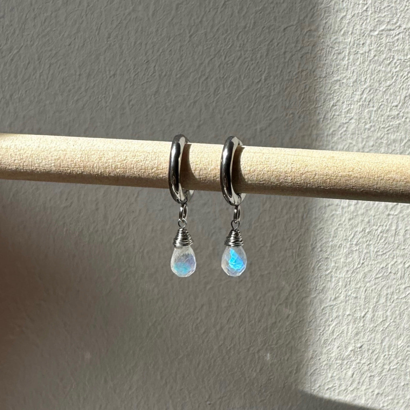 Rainbow Moonstone EARRINGS
