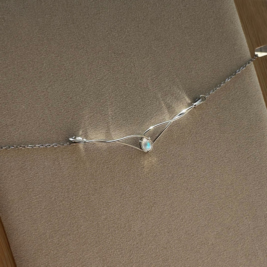 Rainbow Moonstone Necklace